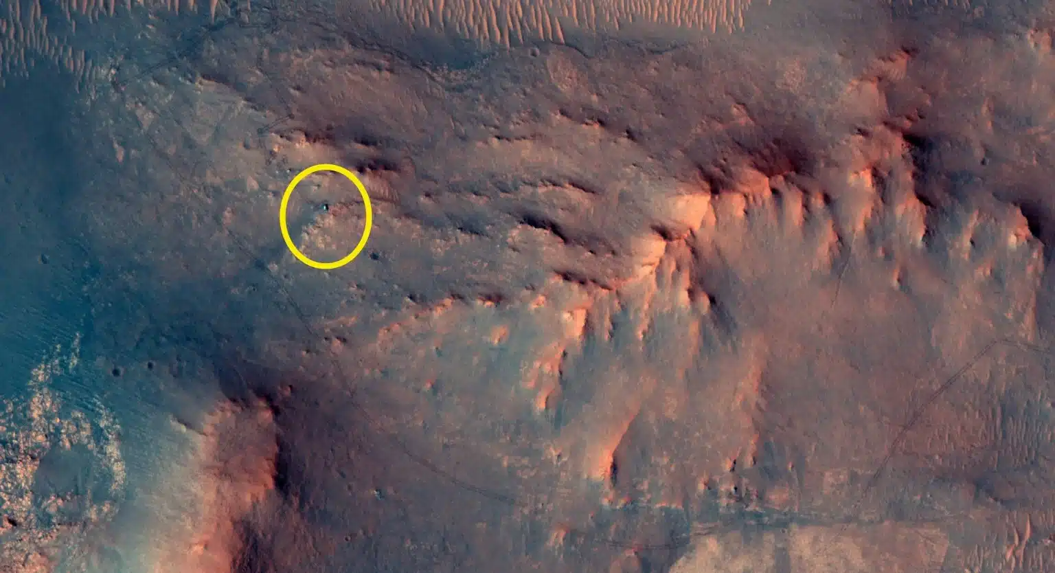 Perseverance completed a marathon on Mars – and was filmed from space