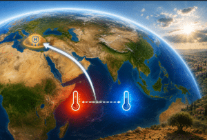The Indian Ocean may provide advance warning of prolonged drought periods in Israel