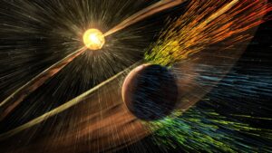 Solar storm hits Mars, removes ions from upper atmosphere