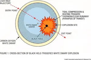 New model: Tiny primordial black holes may ignite some Type Ia supernovae