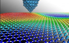 A clean graphene surface as scanned with an electron microscope. Image: Vanderbilt University