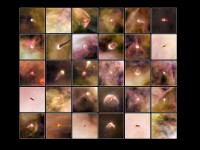 אטלס הערפיליות הקדם-פלנטריות באוריון. צילום: טלסקופ החלל האבל