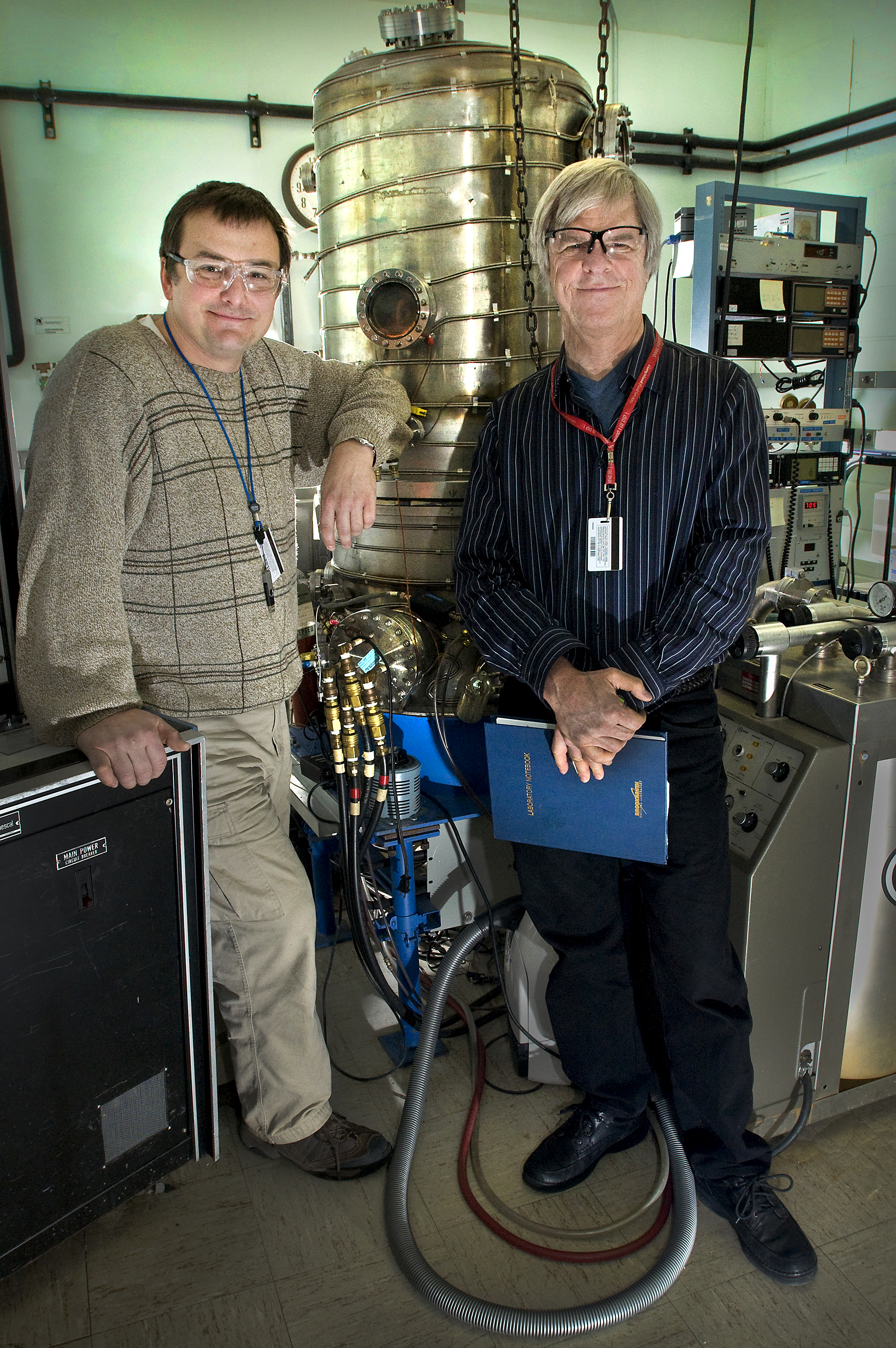 Vaclav Sobkoyov (left) and Bud Weizmann. The process explorers